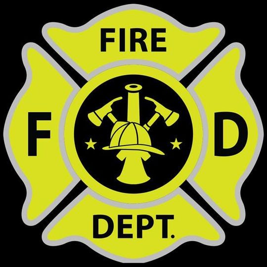 Firefighter - Turnout Gear Black Hockey Jersey