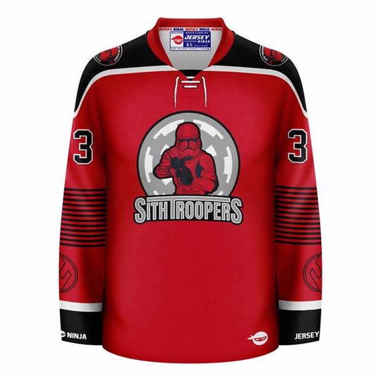 Sith Troopers Darth Revan Hockey Jersey