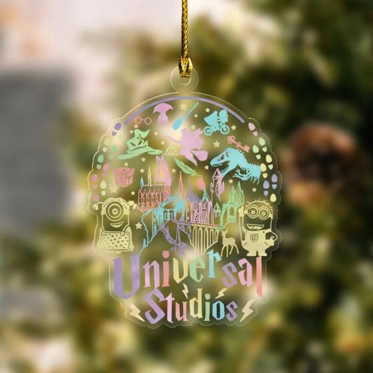 Universal Studio Christmas Ornament, Universal Studios Ornament, Universal Ornament, Universal Orlando Ornament, Disneyworld Ornament
