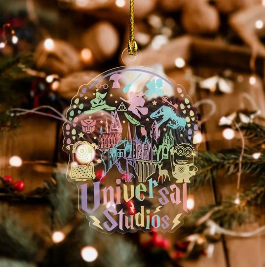 Universal Studio Christmas Ornament, Universal Studios Ornament, Universal Ornament, Universal Orlando Ornament, Disneyworld Ornament
