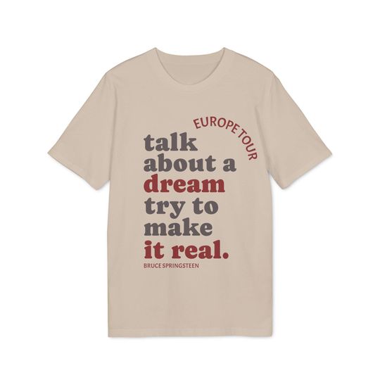 Bruce Springsteen Tour T-Shirt Unisex E Street Band Vintage Concert Tee