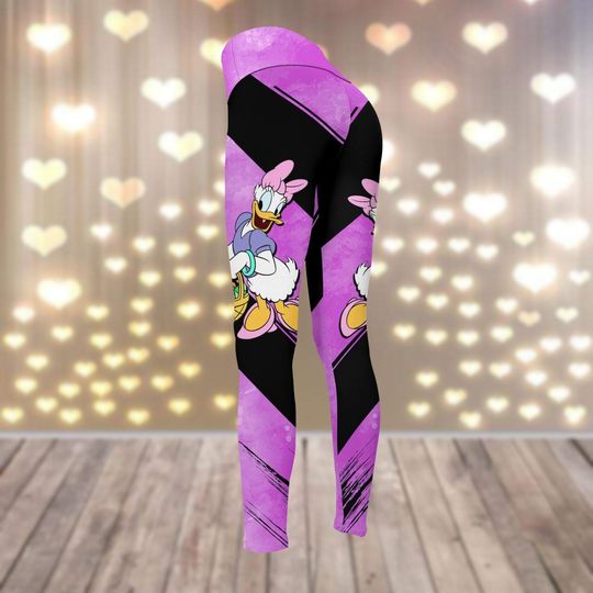 Personalized Daisy Duck Hoodie, Disney Duck Leggings, Donald Duck Hoodie, Disneyland Easter Shirt, Cute Duck Outfit For Mom