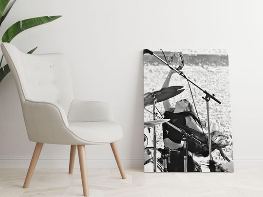 Stevie Nicks Black and White Photo Wall Art