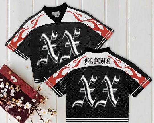 Brown Mesh Jersey, Concert Jersey, Game Day Commitment Gift