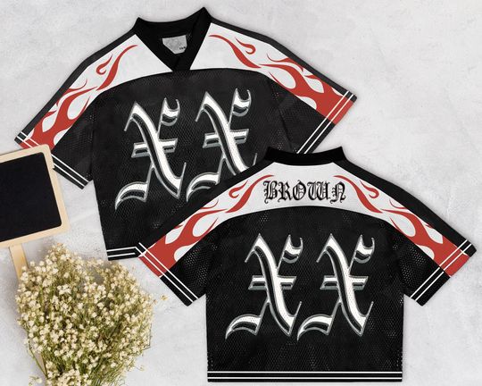 Brown Mesh Jersey, Concert Jersey, Game Day Commitment Gift