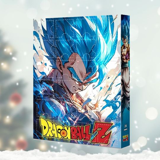 Dragon Ball Z Advent Calendar 2025, 24 Anime Mini Figures, Christmas Countdown Gift for Fans, Collectible DBZ Ornaments, Holiday Surprise