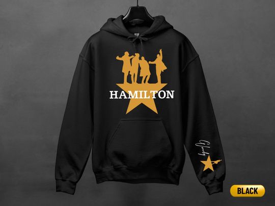 Personalized Hamilton Hoodie: American Musical Shirt