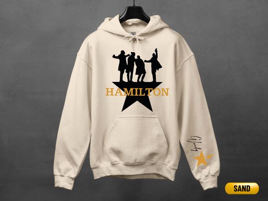 Personalized Hamilton Hoodie: American Musical Shirt