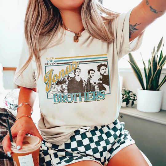 Retro Jonas Brothers 2025 Tour Shirt: Jonas20 Anniversary