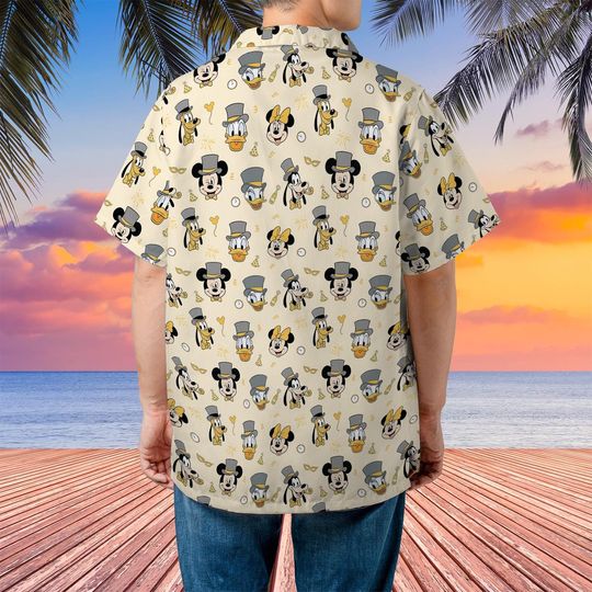 Disney New Year Cruise Hawaiian Shirt, Holiday Trip Button Shirt