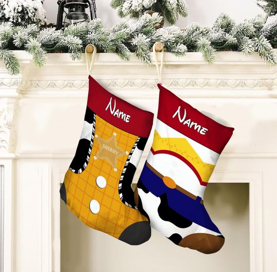 Personalized Toy Story Christmas Stocking, Disney Christmas Stocking