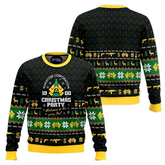 Die Hard Ugly Sweater, Nakatomi Plaza Christmas Sweatshirt
