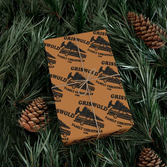 Christmas Vacation Gift Wrap Papers