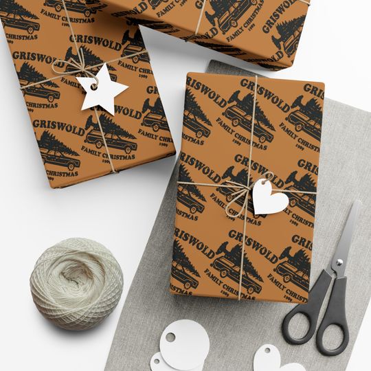 Christmas Vacation Gift Wrap Papers