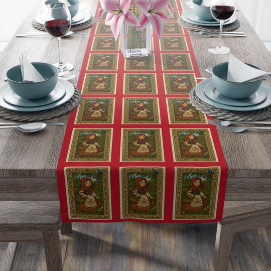 Little Red Riding Hood table runner