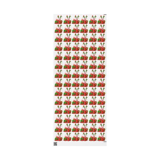 67 Wrapping Paper Elf Christmas