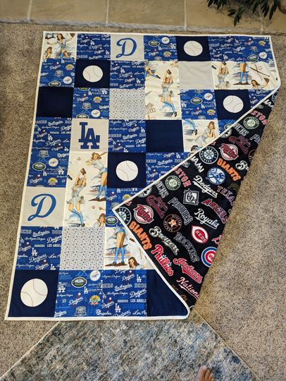 Dodgers Pin Up Girls Blanket