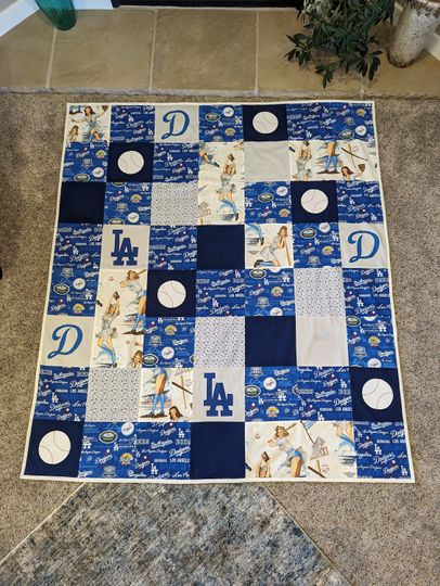 Dodgers Pin Up Girls Blanket