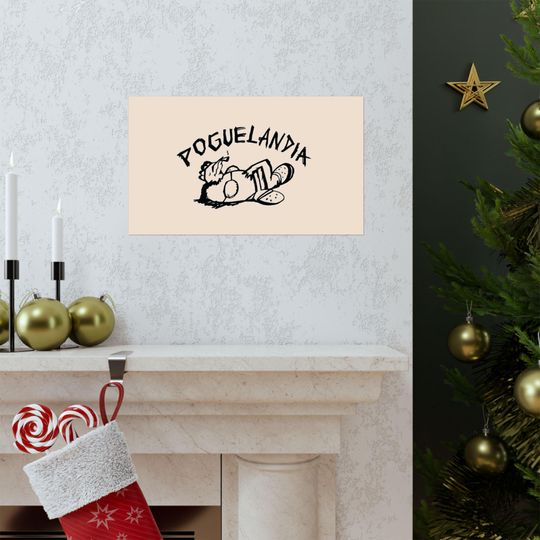 Poguelandia OBX Poster, Dorm Room Decor