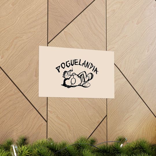 Poguelandia OBX Poster, Dorm Room Decor