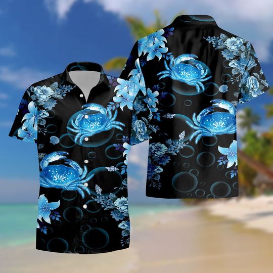 Blue Crab Hawaii Shirt