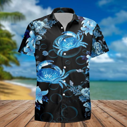 Blue Crab Hawaii Shirt