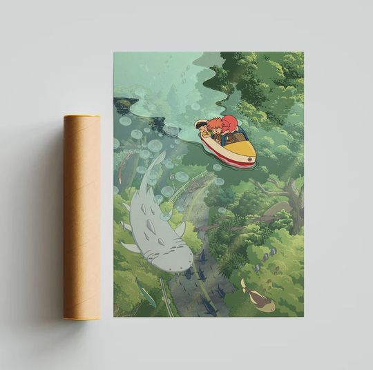 Studio Ghibli Ponyo Poster