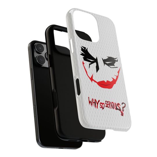 Joker Smile Phone Case – Why So Serious Comic Cover for iPhone