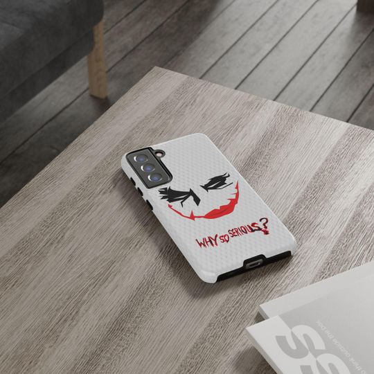 Joker Smile Phone Case – Why So Serious Comic Cover for iPhone