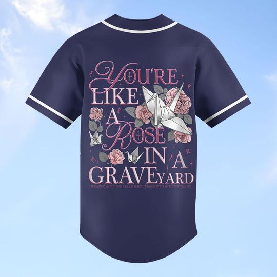 Vanessa Graveyard Baseball Jersey, Bookish Fan Athletic Jersey, Magic Wizard School Jersey, Manacled Merch, Dark Romantasy Gift Reader