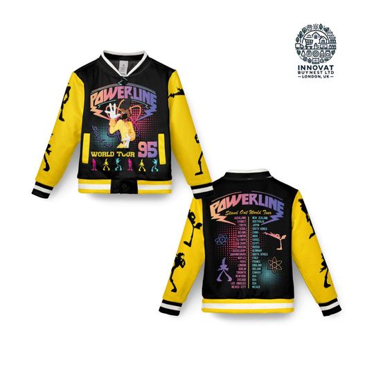 Powerline Max 95 Kids and Youth Baseball Jacket, Adult Unisex Varsity Baseball Jacket