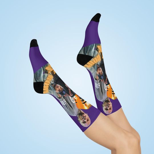 Chris Brown Breezy Bowl Fan Socks 20th Anniversary Edition