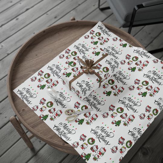 Hello Kitty Christmas Wrapping Paper
