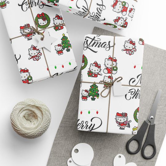 Hello Kitty Christmas Wrapping Paper
