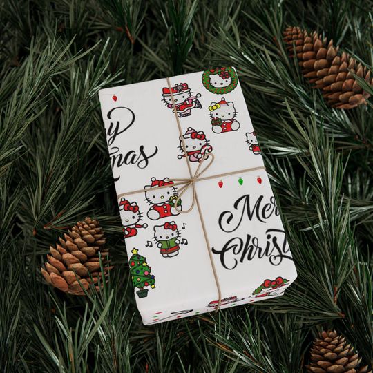Hello Kitty Christmas Wrapping Paper