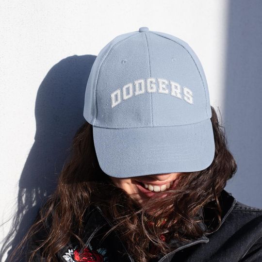 Embroidered Dodgers Dad Hat, Classic Baseball Cap