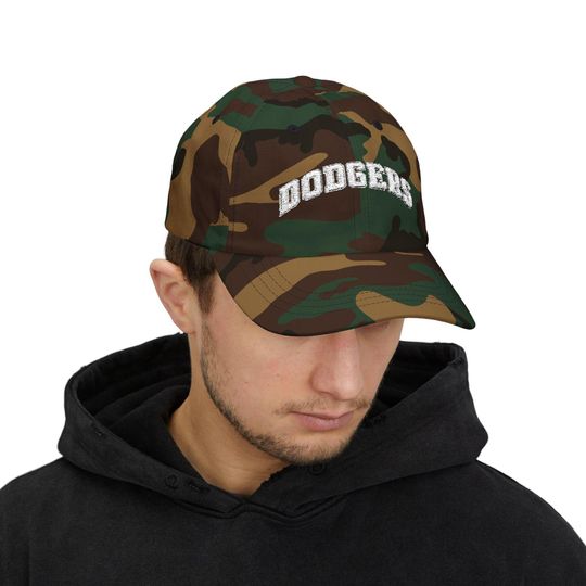 Embroidered Dodgers Dad Hat, Classic Baseball Cap