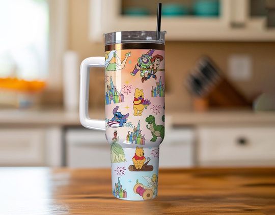 Toy Story 40oz Tumbler, Disney Toy Story Tumbler For Fan, Toy Story Anniversary Tumbler Cup, Disney Movie Cup