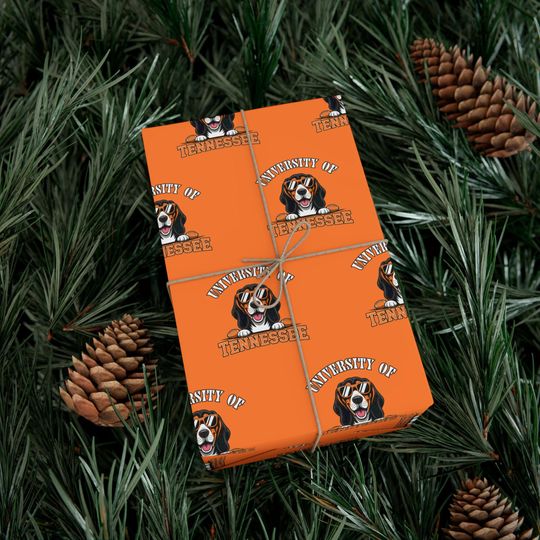 Tennessee Vols Gift Wrap: College Football Decor