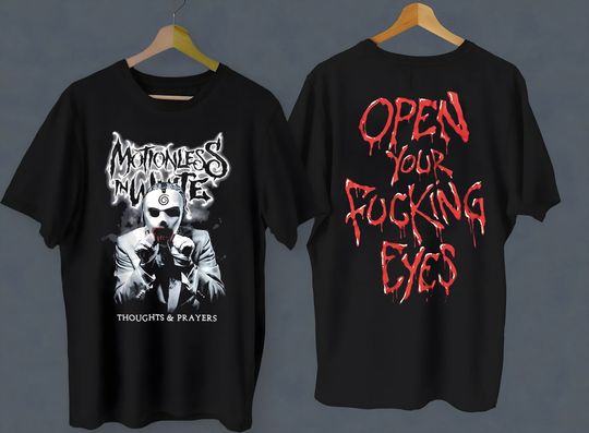 Thoughts And Prayers Tee, Motionless In White Thoughts And Prayers T Shirt