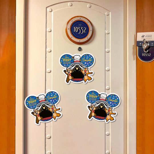 Personalized Chip and Dale Magnet, Disney Cruise Line Magnet, Disney Chipmunk Magnet, Disney Cruise Door Magnet, Disney Cruise Decor