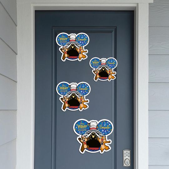 Personalized Chip and Dale Magnet, Disney Cruise Line Magnet, Disney Chipmunk Magnet, Disney Cruise Door Magnet, Disney Cruise Decor