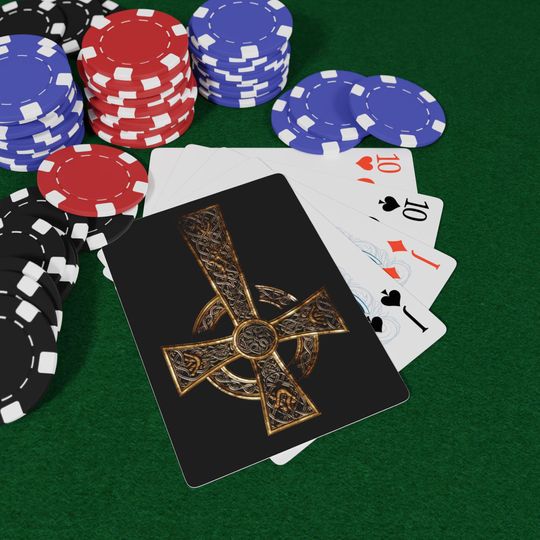 Celtic Cross Playing Cards: Unique Poker Night Deck