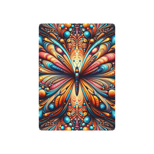 Butterfly Poker Playing Cards: Vibrant Artistic Card Deck