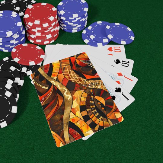Africa-Inspired Playing Cards: Unique Poker Deck, Casino Game Night