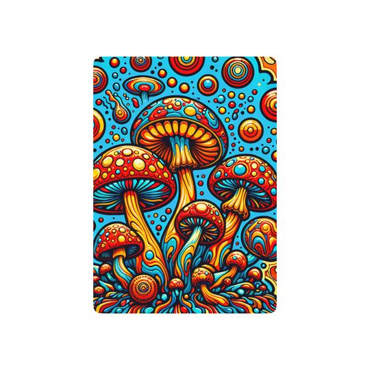 Mushroom Playing Cards: Whimsical Fantasy Card Game Deck