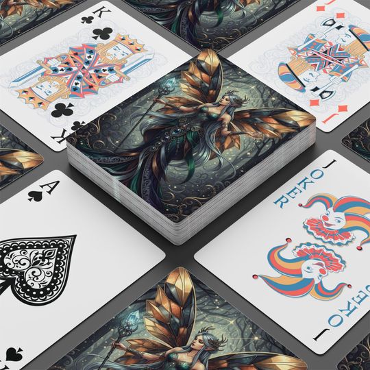 Fairy Tale Poker Cards - Custom Artistic Playing Cards for Gift and Collection