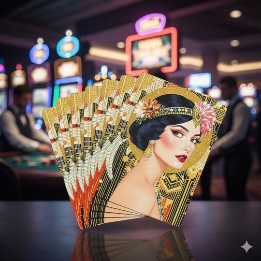 Art Deco Poker Cards - 1920s Style Playing Card Deck
