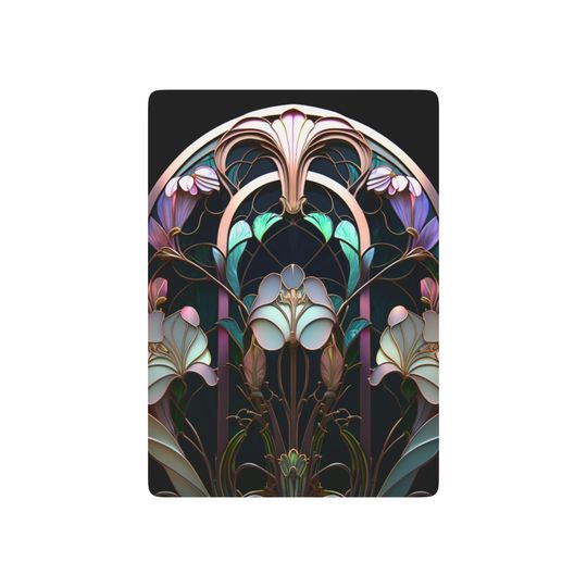 Art Nouveau Playing Cards - Vintage Poker Set for Gaming