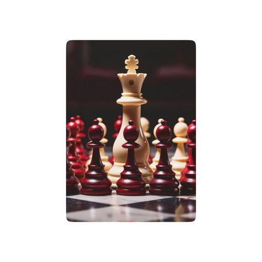 Chess Set Playing Cards: Game Night Poker Accessories